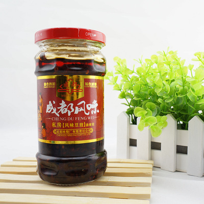 【產(chǎn)地銷(xiāo)售批發(fā)四川特產(chǎn)辣醬成都牌風(fēng)味豆豉油辣椒 280g】?jī)r(jià)格,廠(chǎng)家,圖片,調(diào)味醬,成都喜旺商貿(mào)-